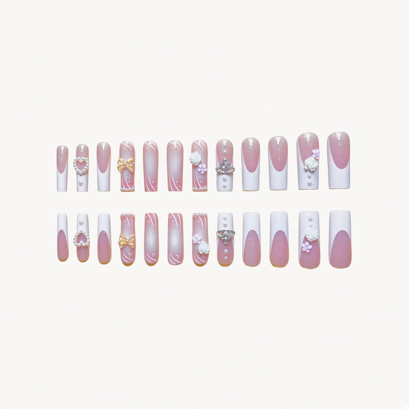 Y2K 3D Coffin Gel Press-On Nails