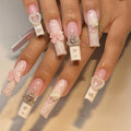 Y2K 3D Coffin Gel Press-On Nails